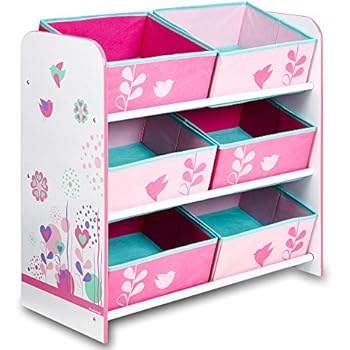 Homfa Kinder Aufbewahrungsregal Bücherregal Kinderregal