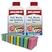 Produktbild 2x Mellerud Fett, Wachs und Schmutzlöser (1 Liter) inkl. 10x Reinigungsschwamm bunt