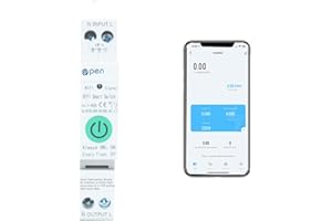 WEBN TUYA APP 1P 40A Rail DIN WIFI Smart Energy Meter Energy Consumption kWh Circuit Breaker Switch