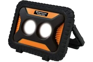 NightSearcher Galaxy 1200 Rechargeable Portable LED Work Light, Power Bank, Magnetic Handle, 1200 LM, IP54 Rating