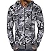 Produktbild SuperSU Herren Strickjacke Pullover Hoodie Jacke Sweatjacke Sweatshirt Sweater Pulli Winterjacke Freizeitjacke Mode Sweatshirt mit Kapuze Outweart Lange Ärmel Taschen Mantel Schrägem Kapuzenpullover
