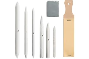 JTKREW Lot de 8 Estompeur Dessin,Estompe en Papier Dessin,Stylos Mélangeurs,Materiel Dessin pour Artistes Étudiants pour Sketch Crayon Dessin