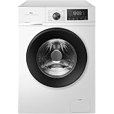 8 kg Washing Machine Front Load Low Consumption, 1400rpm, BLDC Motor, 16 Prog. Steam and Antibacteria, Child Lock