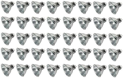 Pack of 40, Halolite 20w Halogen Aluminium Reflector MR16 12V Bulb / Lamp.