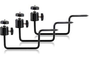 WILDGAMEPLUS CNC Aluminiumlegierung Mount Stand,3-Stücke 360° Rotation 3/8 Zoll zu 1/4 Zoll Schraube Baum Mount Halter Stick für Wald Trail Kameras WG-3M5