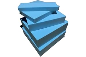 SHIKRA High Density Blue Firm Upholstery Foam for Any Seat Pad, Cushion, Sofa Seat (20" x 20" x 2")
