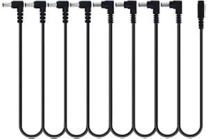 SECURITY-01 Kabel rozdzielacza do pedałów gitarowych 9 V, kabel 8-drożny, do efektów gitarowych