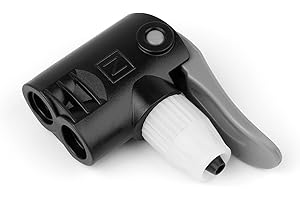Cabezales para Bomba Inflar Bicicleta, KLEHOPE Reemplazo de la Cabeza de la Bomba, (SV/PV) Válvula Schrader y Válvula Presta, Adaptadores para Bombas de Bicicleta y Moto