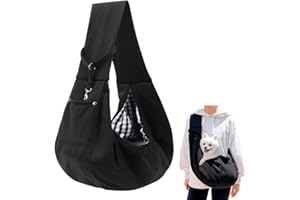 GNHG Bolsa de Viaje para Perros, Bolsa de Viaje Regolable para Perros Pequeños, para CaneGatto Hasta 7.5 KG, por Viaje, Ciclismo, Passeggiata