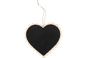 ROSENICE Lavagna decorativa da appendere, lavagnetta per appunti, decorazione a forma di cuore, in legno