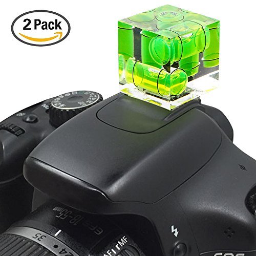 senhai Spirit Triple 3 Axe Hot Shoe niveau    bulle pour Canon Nikon Pentax DSLR  Pack 2 