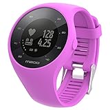 Modaworld Uhrenarmband für Polar M200 Fitness Watch 22mm, Soft Leichtgewicht Silikonband Uhrenarmbänder Ersatband