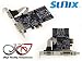 Produktbild Kalea Informatique Grafikkarte PCIe Dual VGA + DVi-I – ULTRA Energiespar – Chipsatz siliconmotion SM750 (Sunix vga0449 m) – Palette Industrielle