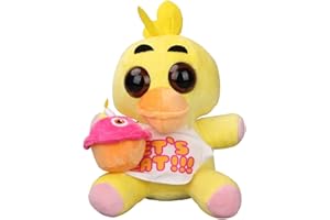 uiuoutoy FNAF Peluche Five Nights At Freddy's Plushies Toys Circus Baby Funtime Foxy Golden Freddy Bear Muñeca suave regalo para niños (Chica 10 pulgadas)