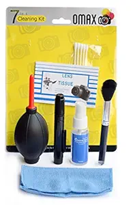 Omax Camera 7 in 1 Lens Cleaning kit for Nikon Canon Sony DSLR Camera