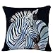 Produktbild GT Kissenbezug Kreativ, Tier, Zebra, Leinen Baumwoll Bedrucken Dekorative Kissenhülle Sofa Kissenbezug, Küche Bettwaren Wohnaccessoires Gartenmöbel Kissen, (2 Pcs Kissenbezüge ), 45*45CM