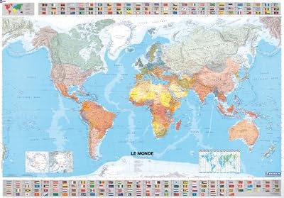 Michelin Carte Plastifie Roule Le Monde