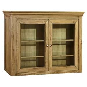 Französische Eiche Glas Vorderseite, Schrank, Türen, 2 Einlegeböden