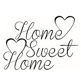Con el diseño de letras home sweet