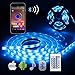 Produktbild LED Lichtleiste mit Bluetooth Steuerung, ALED LIGHT 5M SMD 5050 LED Streifen Flexible Wasserdichte Licht mit Netzteil 150 LED Dekorative Beleuchtung im Unterschrank, Balkon, Terrasse, Party