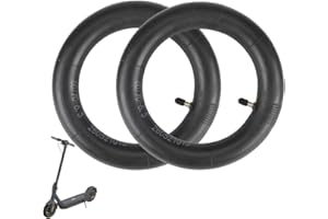 VOLOHAS 60/70-6,5 Chambres à Air pour Trottinette électrique 10" Double épaisseur pour Segway Ninebot Max G30 Série Avant/Arrière Pneu Intérieur Résistant à la Perforation et à l'Abrasion