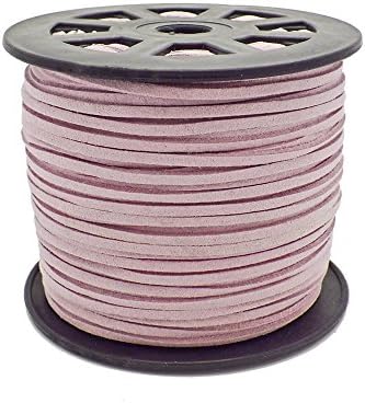 3mm Flat Faux Suede Cord - Violet - 5m