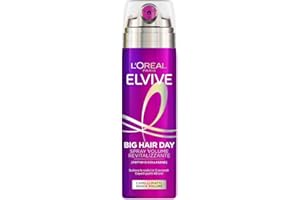 L'Oréal Paris Elvive Spray Rivitalizzante, Per Capelli Fini e Sottili, Effetto Volume Istantaneo, Con Peptidi di Collagene, Erogatore Multi-Getto, Big Hair Day, 200 ml