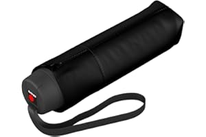 Knirps Regenschirm I.010 Small Manual mit Schirmtasche I kleiner Regenschirm für unterwegs I Handöffner Taschenschirm I Regenschirm windstabil & leicht I Mini Schirm