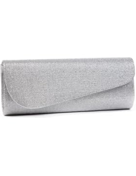 Damara Schräg Abdeckung Shimmert Damen Clutch Abendtasche