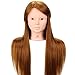 Neverland Beauty 24" 50% Real Human Hair Hairdressing Cosmetology Mannequin Manikin Training Training Head With Clamp Stand