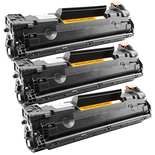 PlatinumSerie® 3x Toner XL Schwarz für HP CE278A Laserjet Pro M1530 MFP M1536 DNF MFP M1537 DNF MFP - 2