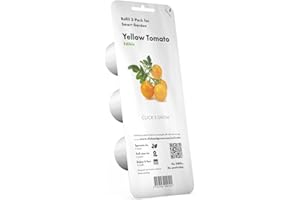 CLICK AND GROW Click & Grow, Recambio Cápsulas de Tomate Cherry Amarillo, Kit de 3 Cápsulas