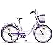 Produktbild FJW 6 Geschwindigkeit Unisex Bike 24 Zoll 26 Zoll Kohlenstoffreicher Stahl Student Kind Pendlerstadt Fahrrad,Purple,26Inch