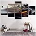 Produktbild Modulare 5 Stücke Leinwand HD Drucke Musikinstrumente Dj Bilder Wohnkultur Wandkunst Malerei Druck auf leinwand (kein rahmen / 30x40x2 30x60x2 30x80 cmx1)