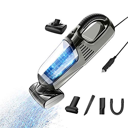 Preisvergleich Produktbild LOOMBNB Handstaubsauger 90W Leistungsstarker tragbarer Auto-Staubsauger Mini-Nass- und Trockensauger mit Akku