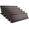 2" x 8" Name Plate Desktop Holder 5 Pack (Black)