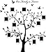 Produktbild KiKa Monkey® PVC Riesig Schwarz Bilderrahmen Wandaufkleber Speicher Baum Vinyl Zweig Abnehmbare Wandtattoos (B)