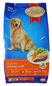 SmartHeart Adult Dog Food, Smoked Liver, 1.5 Kg
