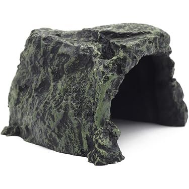 Schuilplaats Voor Reptielen – Grot Voor Schildpad, Baardagaam En Slang, 20 X 11,8 X 10 Cm, Hars