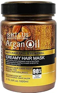 SHILLS PROFESSIONAL Argan Oil Anti-Hair Fall & Renewal Hair Mask Cream 1000 Ml