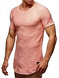 OPTIMALE PASSFORM: Das Herren Kurzarm-Shirt passt sich ihrem Körper durch einen taillierten Schnitt optimal an. Das zeitlose Design des Sommer-Shirts sieht extrem modern und stylisch zugleich aus