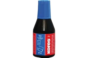 ‎KORES Kores SF71308 Stempelfarbe, Inhalt: 27 ml, blau
