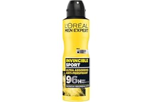 L’ORÉAL PARIS MEN EXPERT L'Oreal Men Expert Invincible Sport - Deodorante Uomo, Pacco da 6 Pezzi