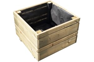 Jardipolys Bac à Fleurs carré Oslo - Petit Volume - 38 L - Cerland