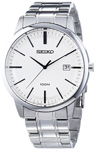 Seiko Herren-Armbanduhr XL Analog Quarz Edelstahl SGEH07P1 Seiko Herren-Armbanduhr XL Analog Quarz Edelstahl SGEH07P1