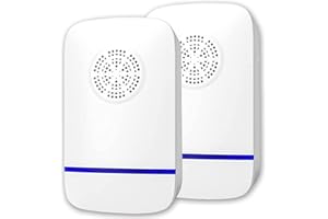 HYCLAM Répulsif à ultrasons - Répulsif électronique pour Lutte Contre Les parasites - Répulsif d'intérieur pour moustiques, Souris, cafards, araignées, Insectes