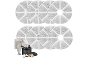 8stk Dricksfontänfilter för Philips kattfontän PAW3210/02, aktivt kol kattfilter, effektivt kattfontänfilter, katttillbehör