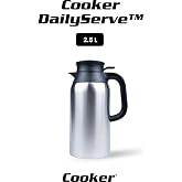 Cooker Dailyserve 2,5 Litre Kulplu &Ccedil;elik Termos CKR-2123 Siyah