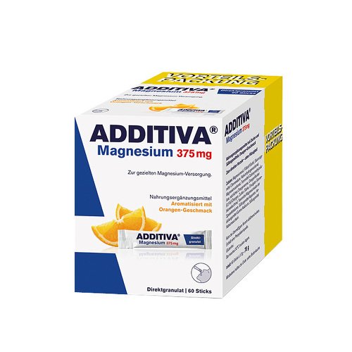Preisvergleich Produktbild ADDITIVA Magnesium 375 mg Sticks 60 St Pulver