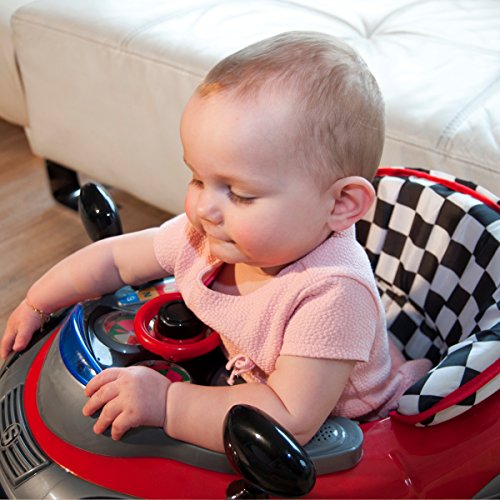 Lauflernhilfe Racer mit Spielcenter (5 Melodien) Gehfrei Gehhilfe Baby Walker in 4 verschiedenen Farben - 6